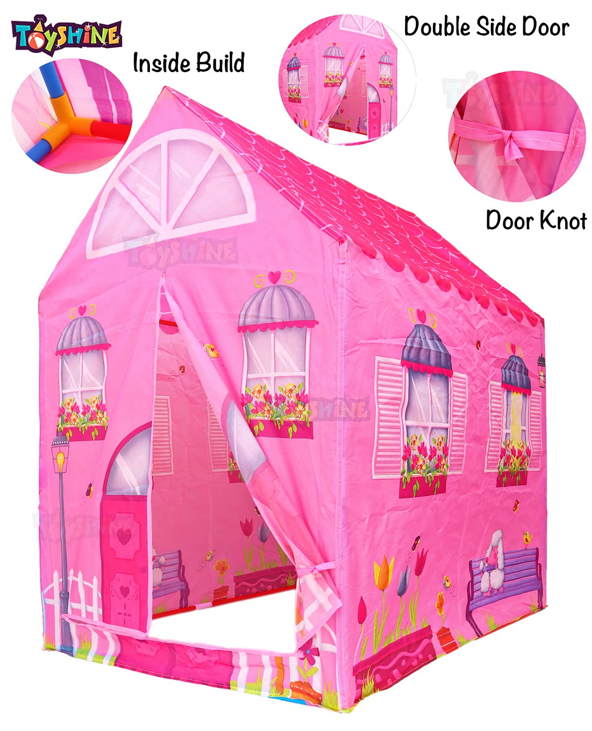 トップス house on the hill S/S Tee (Pink) 90cm Buy Toyshine Doll House Tent House for Kids - C Online at Low